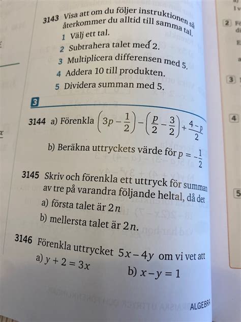 Algebra (Matte 1) - Matteboken